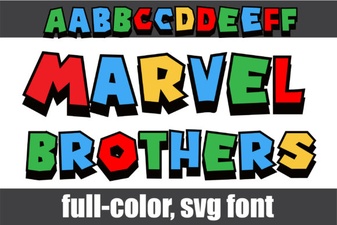 Font Design Inspirations From Marvel Brothers Studio