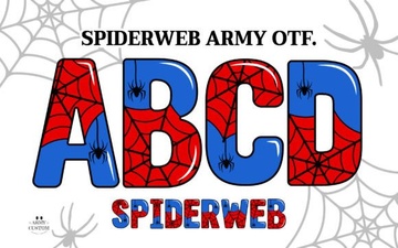 Spiderweb Army Font: Creative Design Projects