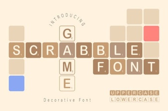 Scrabble Tile Fonts for Designers & Creatives