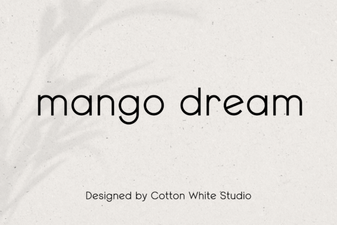Mango Dream: Font & Creative Project Ideas
