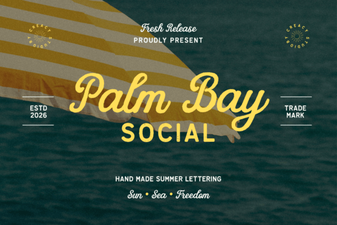 Palm Bay Social Font: Design Inspiration for Creators