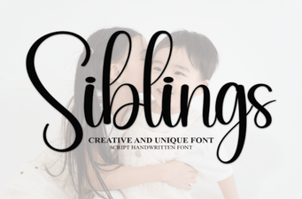Siblings Font: Creative Designs for Shared Projects