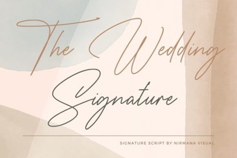 The Wedding Signature Font: Design and Inspiration Guide