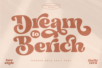 Dream to Berich Font: a Creative Design Guide