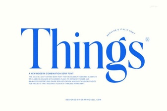 Things Font: Design and Creative Typography Projects